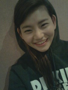 Won Min Ji before transforming into Andamiro.