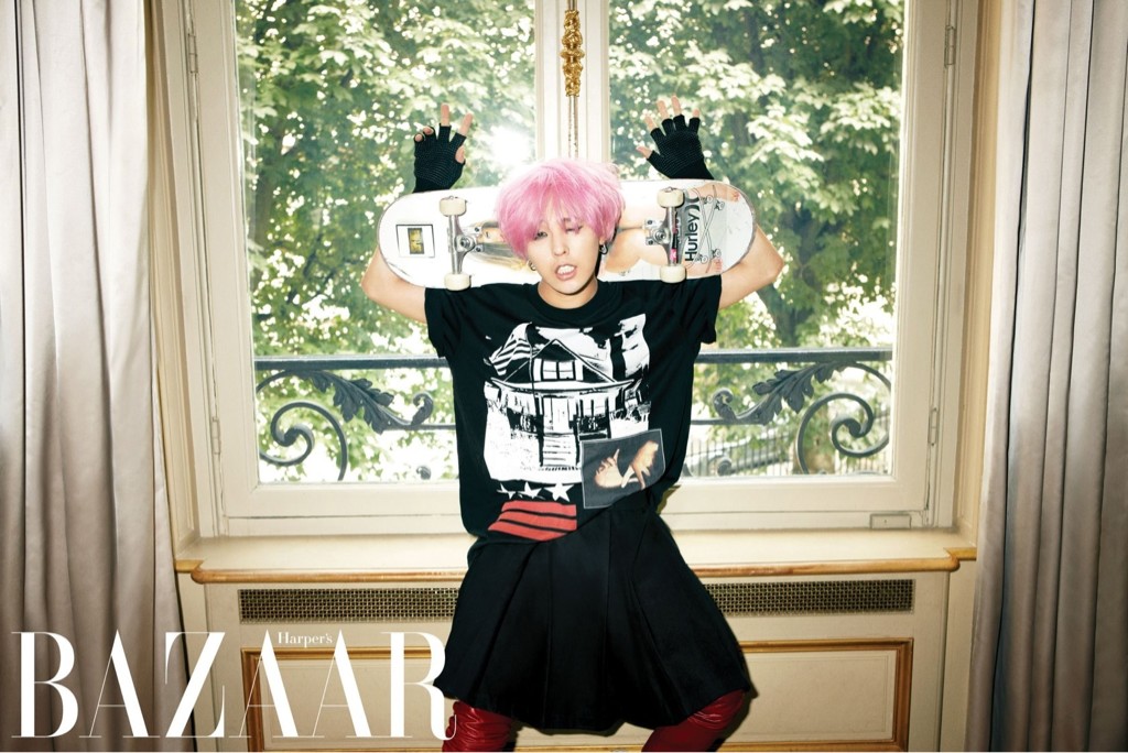 BIG BANG`S G-DRAGON FOR HARPER`S BAZAAR AUGUST 2012 - K-Pop