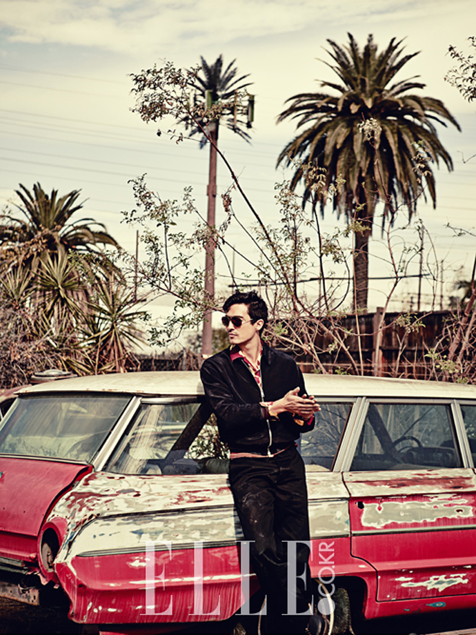 Daniel Henney and Kim Soo Hyun - Elle Magazine February Issue ‘14 e