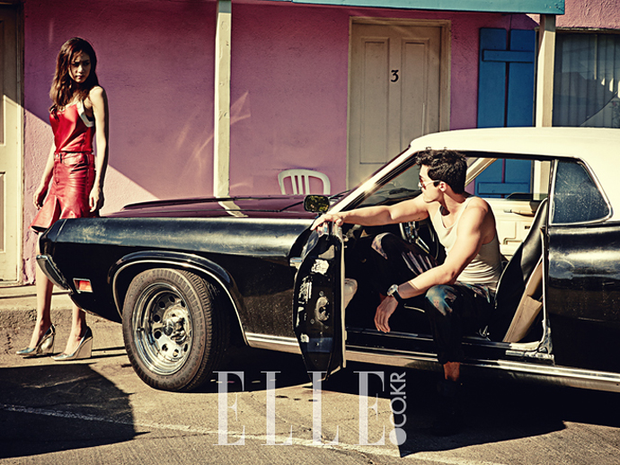 Daniel Henney and Kim Soo Hyun - Elle Magazine February Issue ‘14