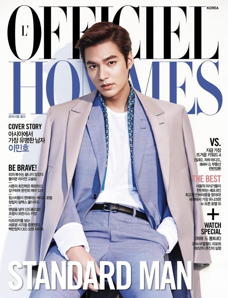 Lee Min Ho - L’Officiel Hommes Magazine May Issue ‘14