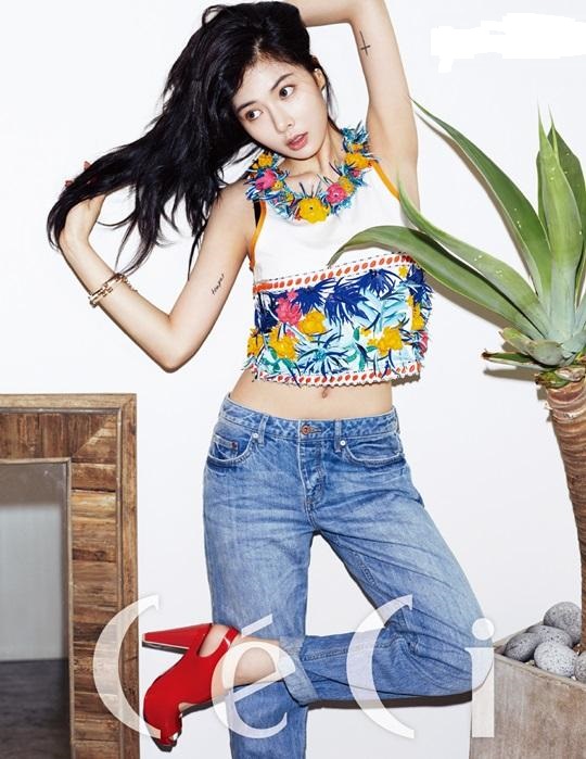 4Minute Hyun Ah - Ceci Magazine August Issue ‘14 b